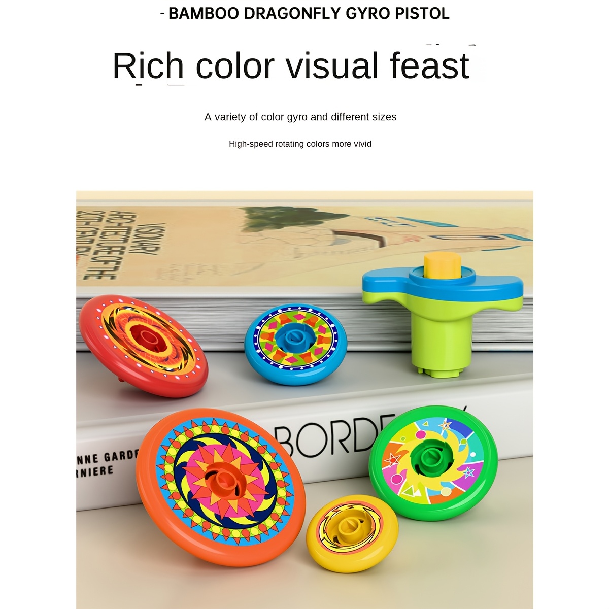 5pcs Colorful Spinning Multi-Layer Educational Toys