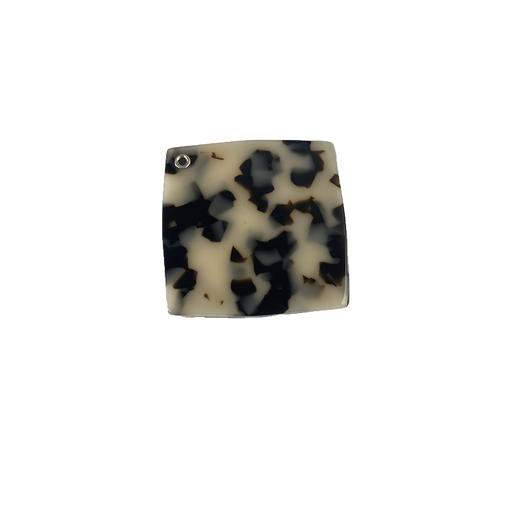 TEMU Vierkante Acetaat Compacte Spiegel Schildpad Schelp Roterende Zak Make-up Spiegel Draagbare Reis Handspiegel voor Handtas Vrouwen