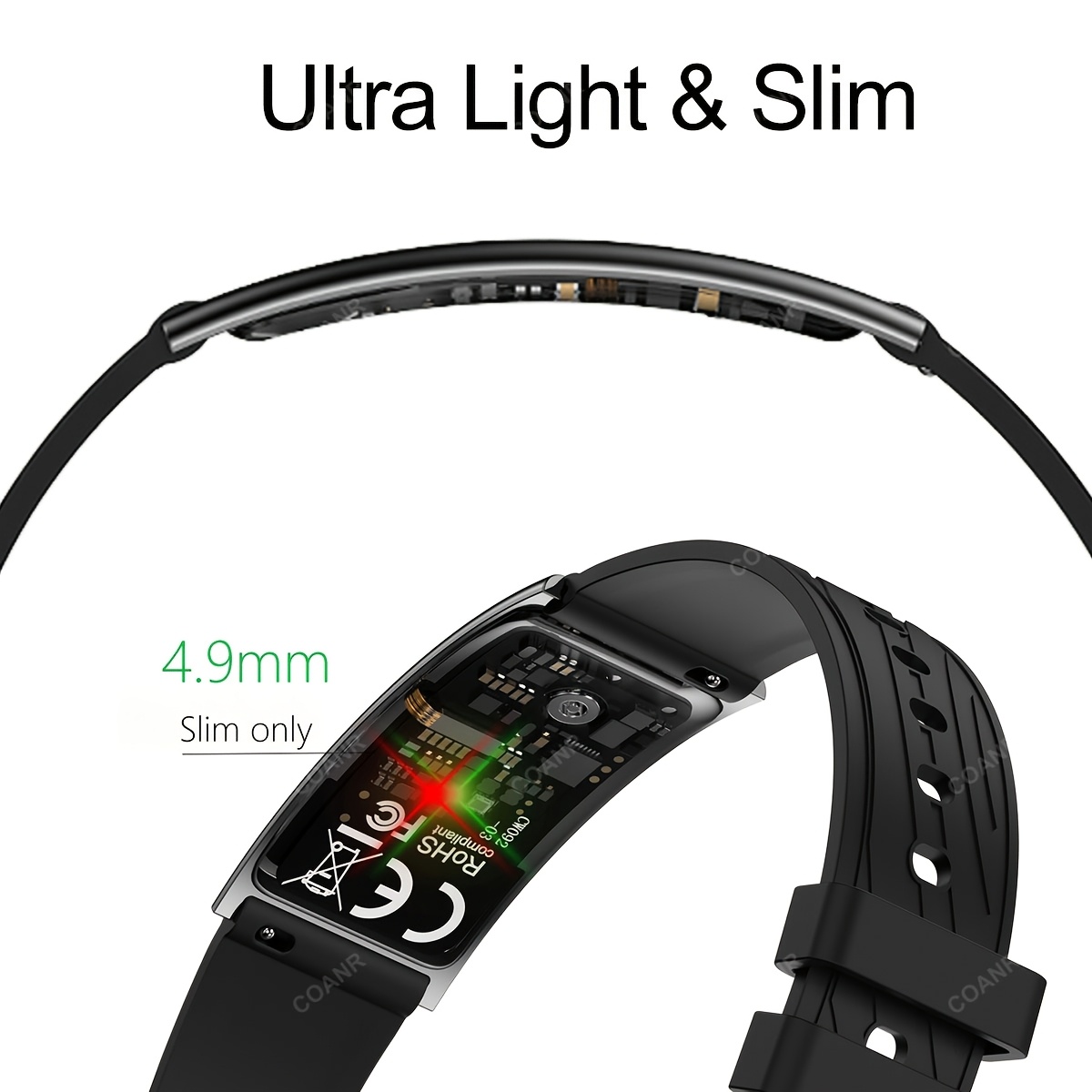 Compatible Sports Smartwatch for iPhone and Android