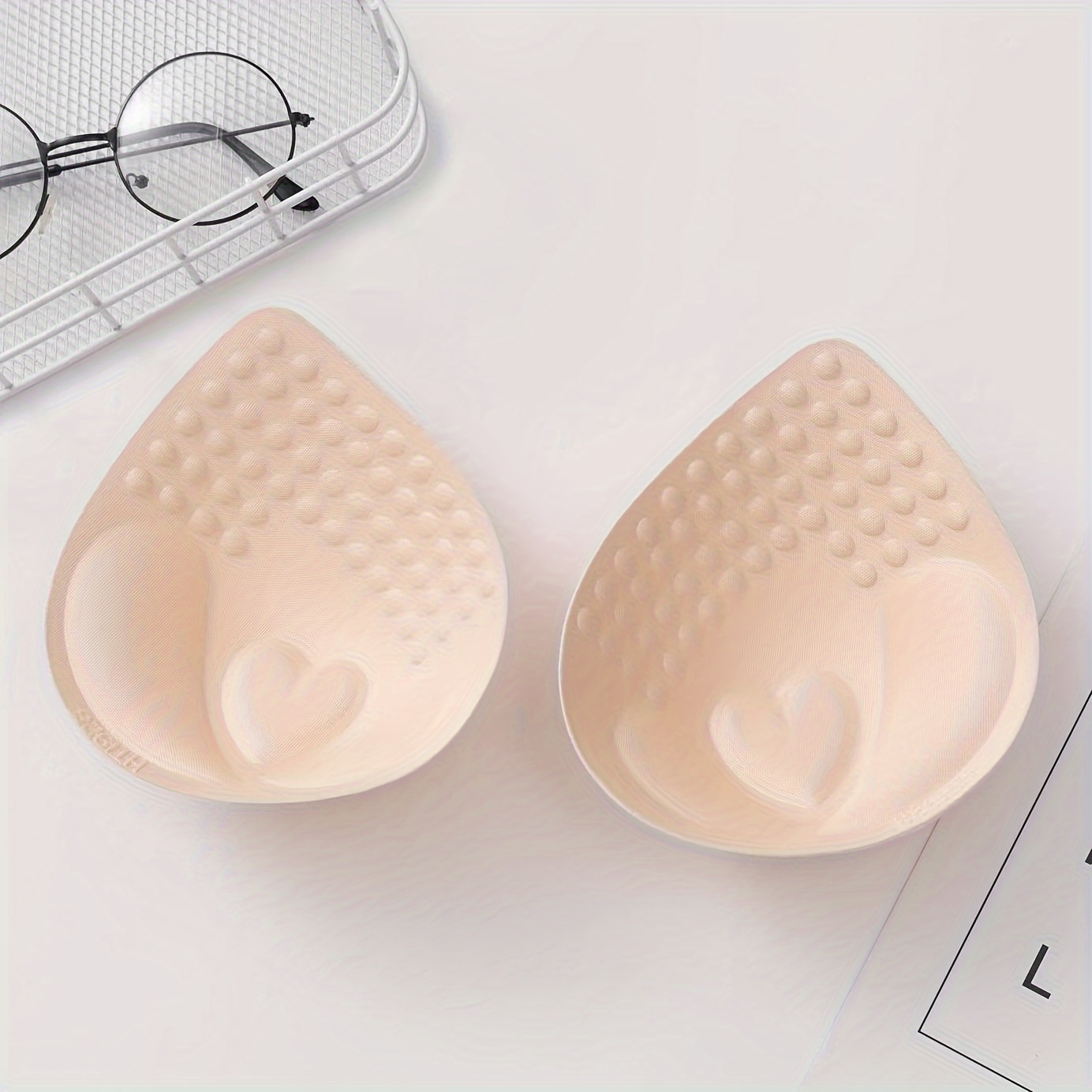 Replaceable Sponge Bra Inserts, Split Cup Breast Enhancement Pads For Women's Underwear And Lingerie Accessories