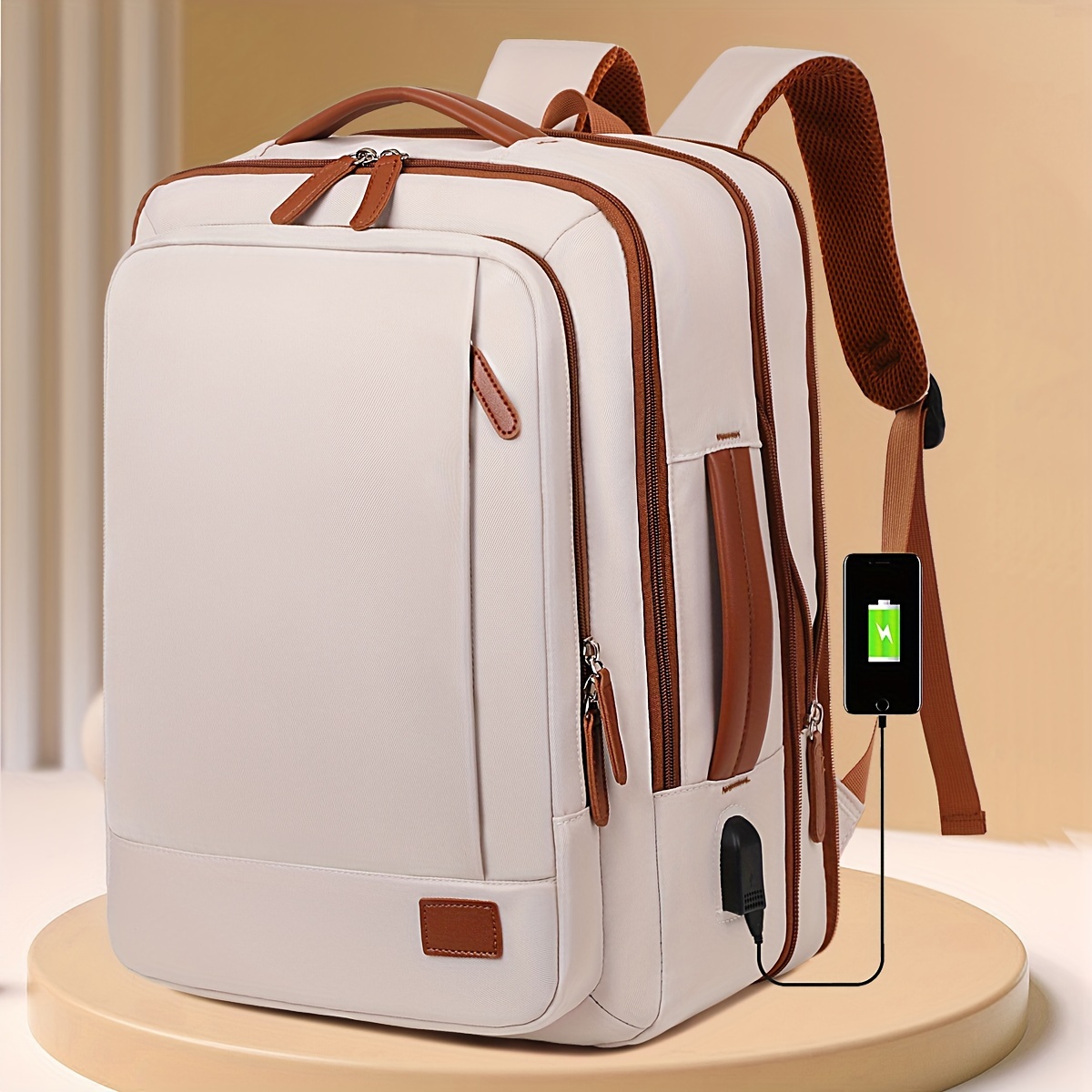 Carry On Travel Backpack for Men Women, Flight Approved 40L Personal Item  Backpack with 3 Packing Cubes, Travel Bookbag for Weekender, College, Office