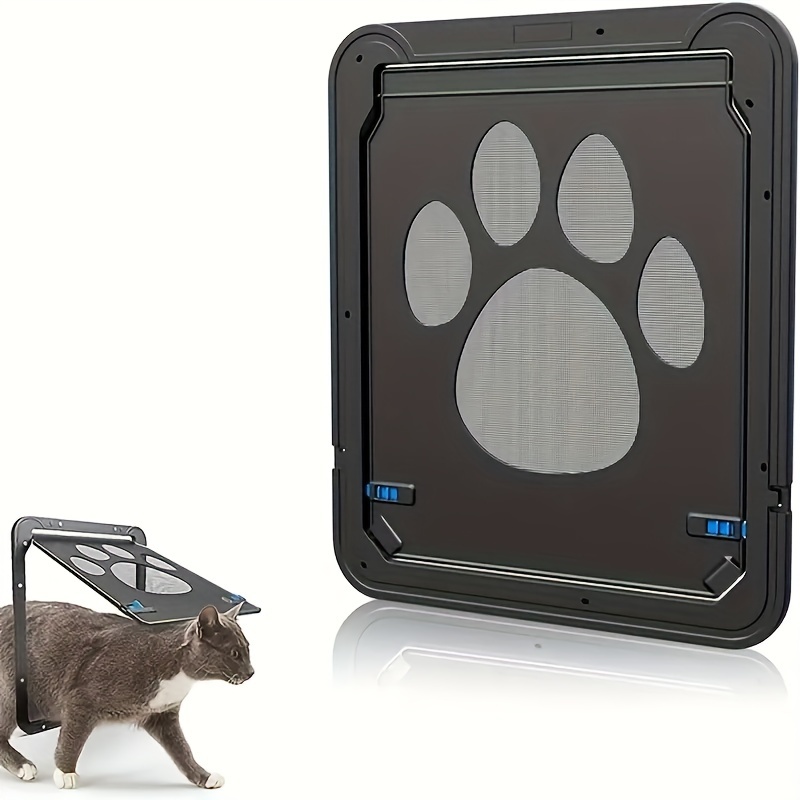 

Easy-install Magnetic Pet Door For Cats & Dogs - Dual-direction, Durable Abs Material, Ideal For Home Pets