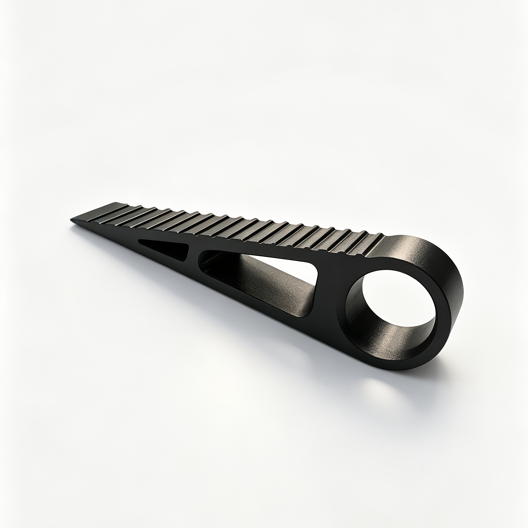 TEMU 1pc Non-slip Rubber Door Wedge 12.7cm X 2.9cm Heavy Duty Mute Anti-collision Door Stop Reusable Portable Door Holder For Home Office Bedroom