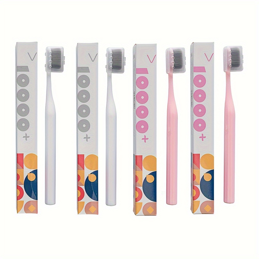 Image of Toothbrush Soft Bristles Adult 10000 Bristles Toothbrush Super Soft Student Bamboo Charcoal Toothbrush