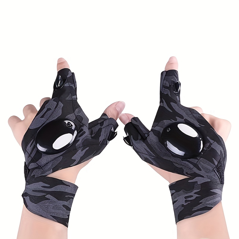 5 Colors 6 Modes Flashing Led Gloves Cool Fun Light Finger - Temu