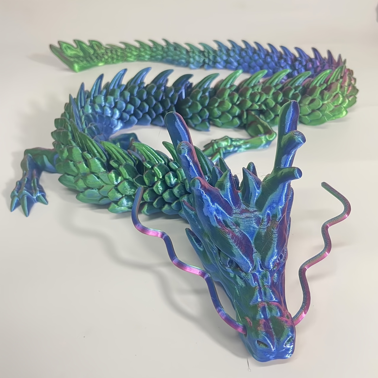 Dragon articulé en cristal, imprimé en 3D, dragon flexible - France