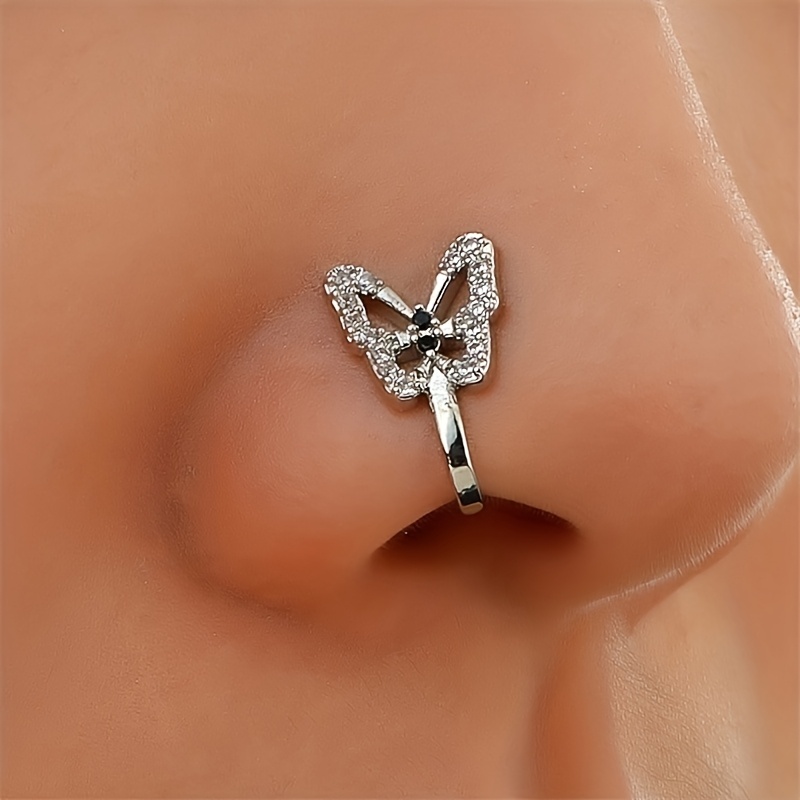 Bohemian Butterfly Nose Ring Set