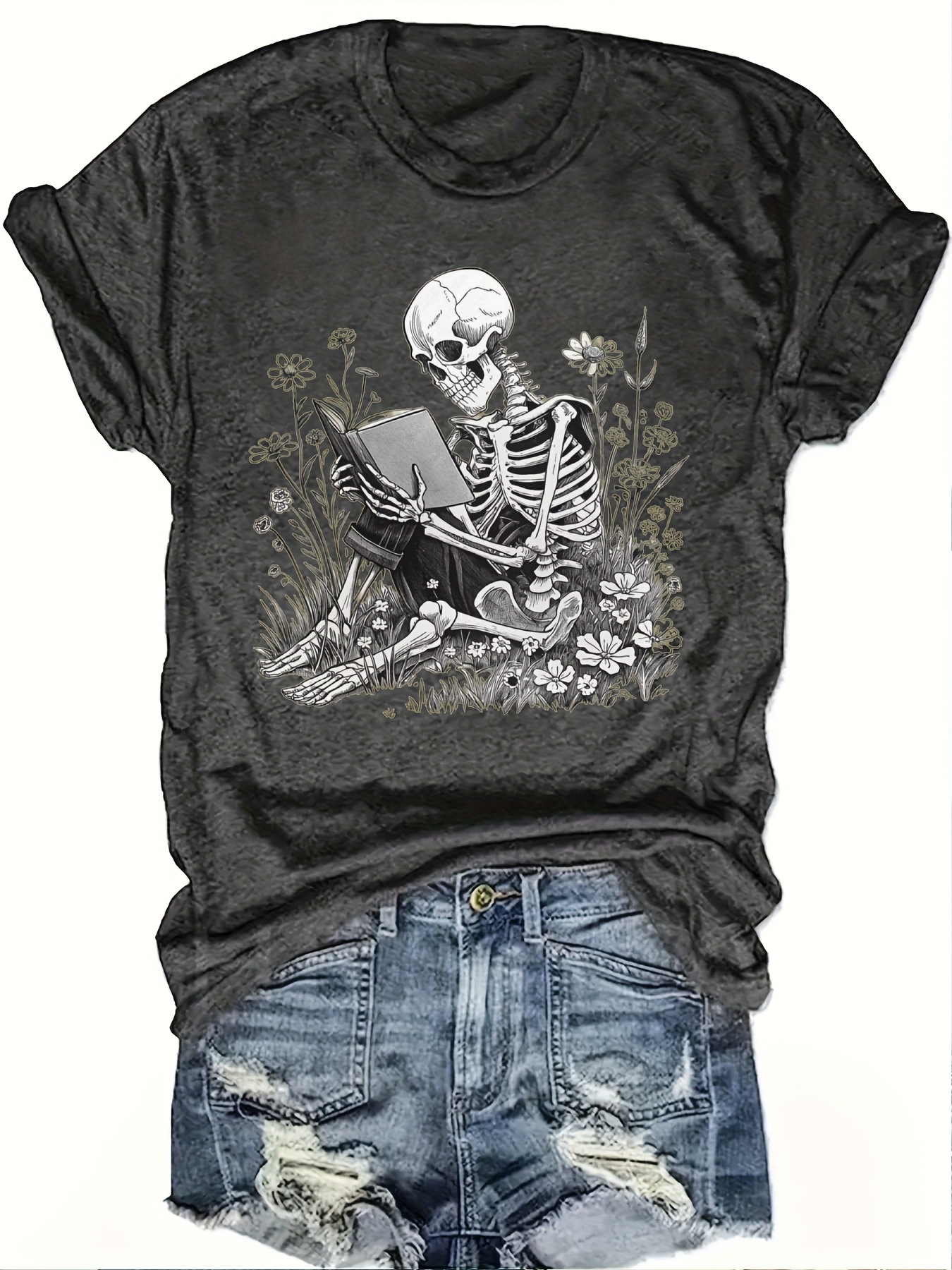 skeleton shirt sold on Temu United States