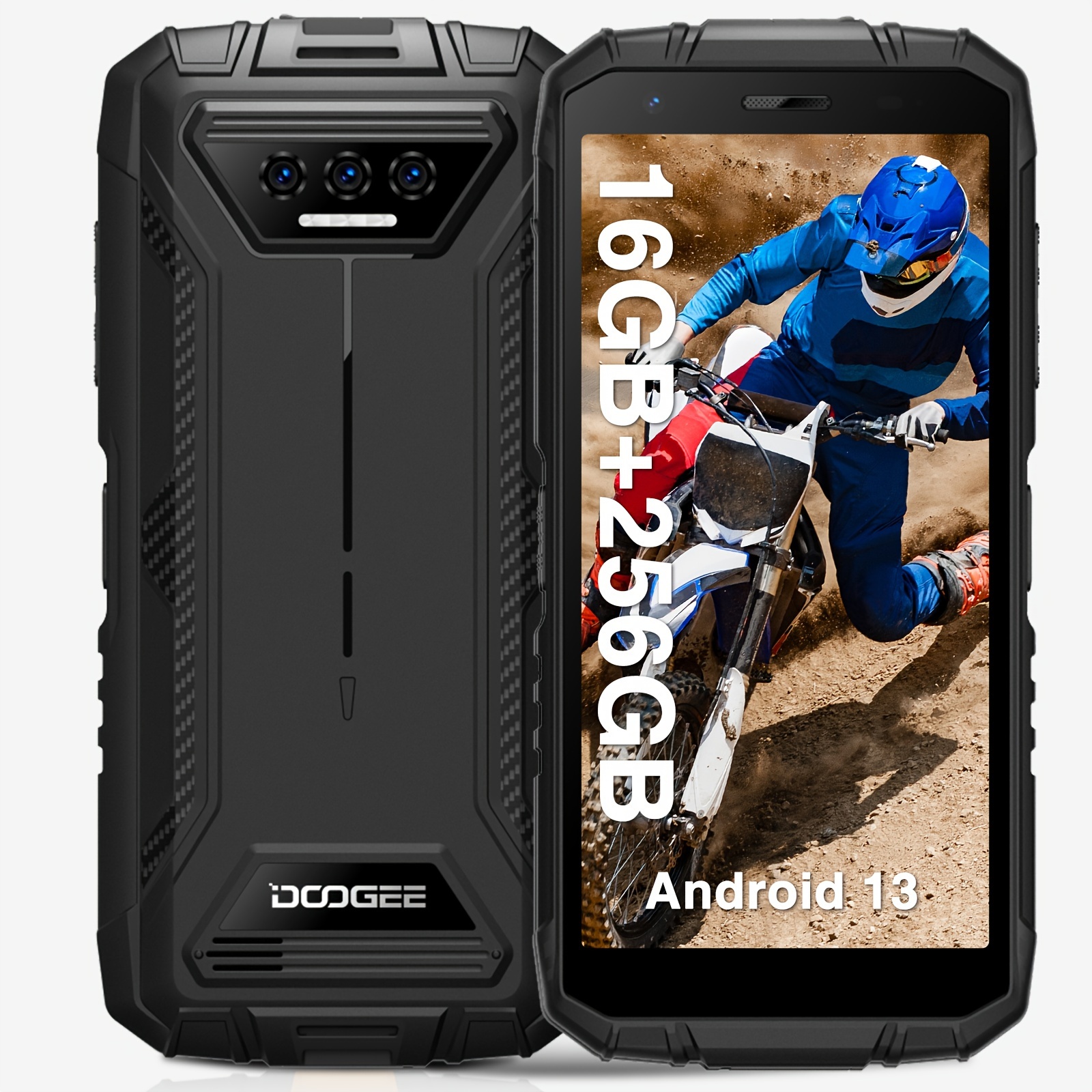

Doogee S41 Max Smartphone 2024, 16gb + 256gb/sd 1tb Phone Android 13, 6300mah Cell Phone, 5.5" Hd+ Display, Outdoor 4g Mobile Phone, Nfc/wifi/otg
