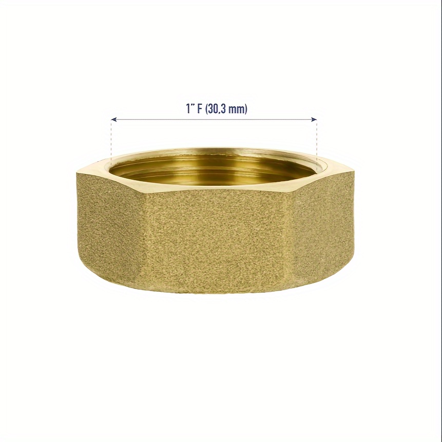 Brass Caps 1/2 3/4 Internal Thread Tap Drain Plug Water - Temu New Zealand