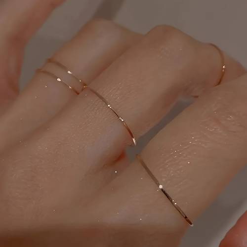 item picture 5 10pcs easy and stylish womens ring set stackable ordinary rings in sizes suitable for daily wear and gift