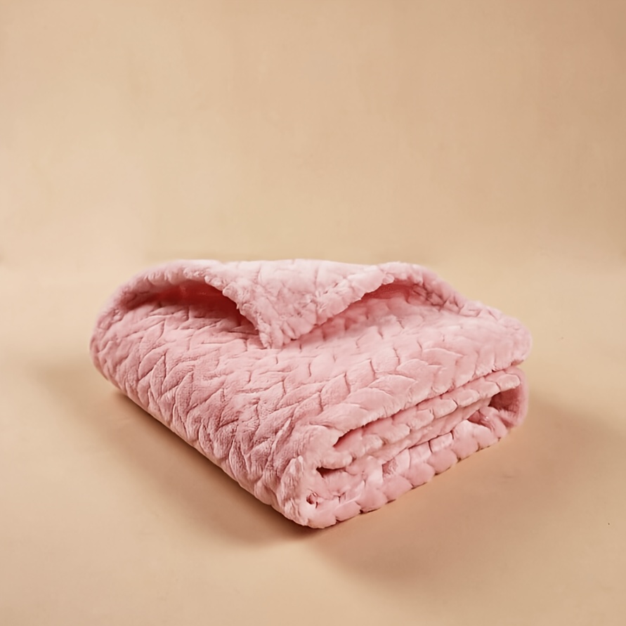 TEMU Couverture pour animaux de compagnie en flanelle chaude et douce, adaptée aux chats et aux chiens, plaid lavable, duveteux et , couverture