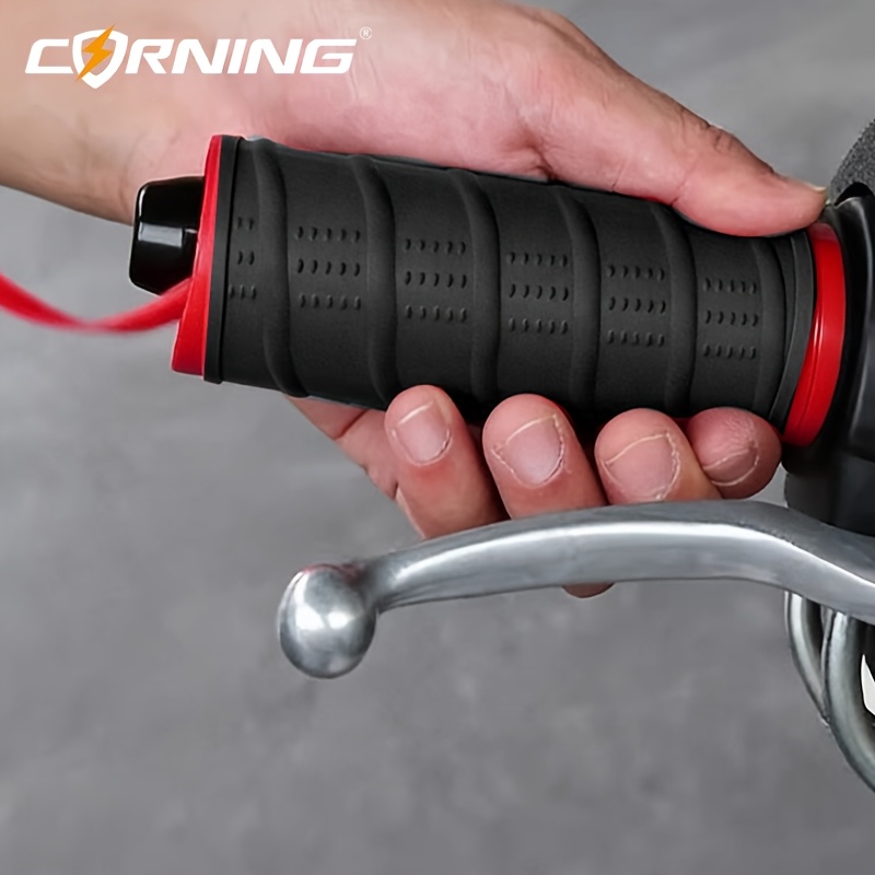 1 kos CORNING Pokrov za krmilo motorja in kolesa z blažilnim trakom - Protizdrsni silikonski ovitek, primeren za cestna kolesa, kolesa, motorje,