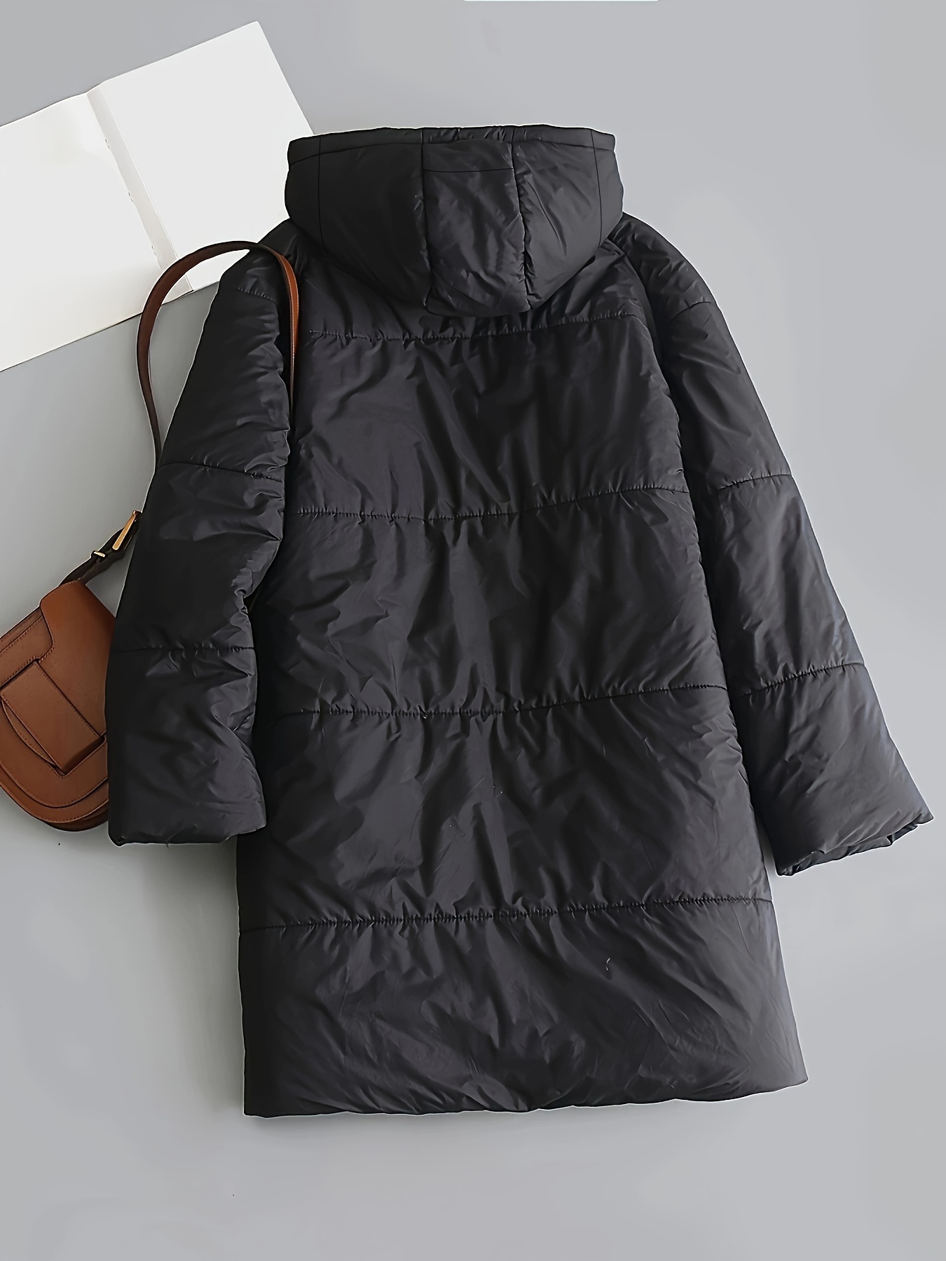 Winter buttoned casual quilted coat hotsell