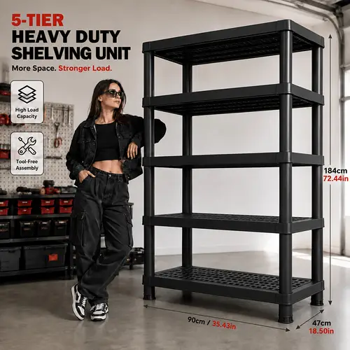 Pipe Rack Tier Layout racks for garage sold on Temu United States