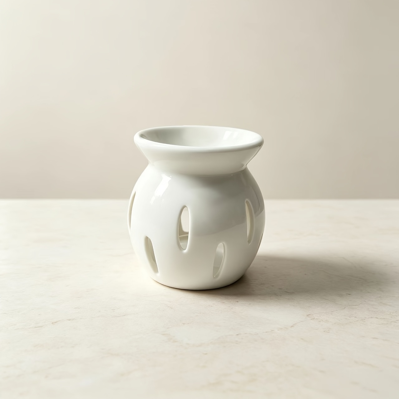 TEMU 1 diffuseur de ceramique vide de , brûleur d'huile, ornement parfumé pour intérieure, cadeau de Noël