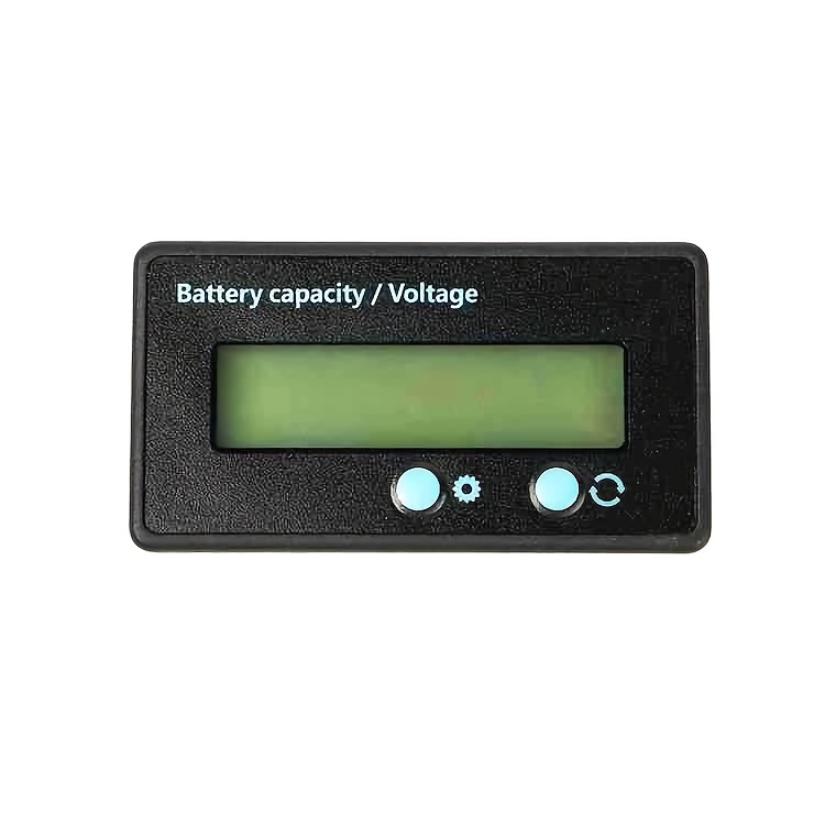 golf cart battery capacity indicator voltage meter with lcd display green backlight gauge digital voltmeter testers for lead acid batteries Product details 1