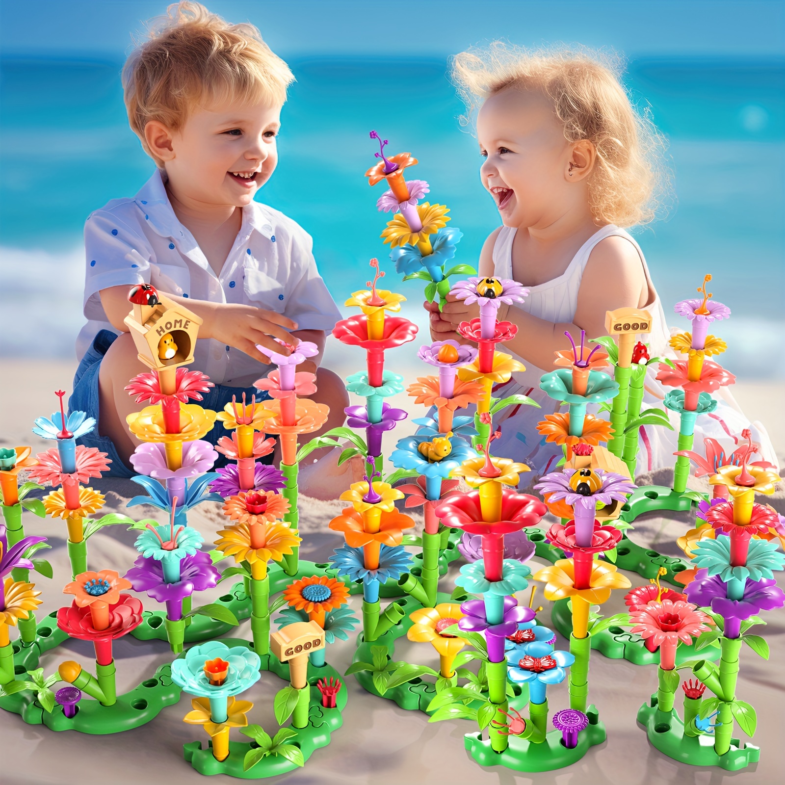 Toys For Flower Building Stem Toy Year Old Build A Flower Garden