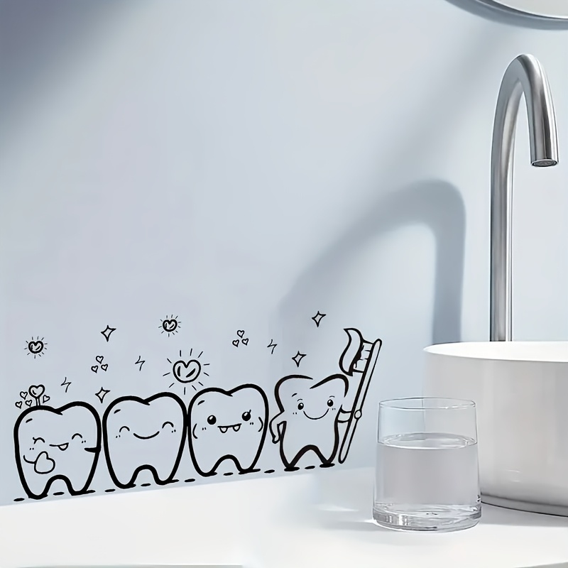 Divertente icona del bagno Porta del bagno Adesivo da parete Adesivo rimovibile Decorazione domestica – acquista a prezzi convenienti sul marketplace