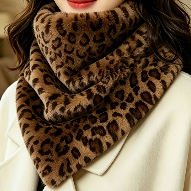 TEMU Écharpe d'automne-hiver chaude pour femmes, écharpe de protection pour le cou, polyvalente et adaptée à tous les looks