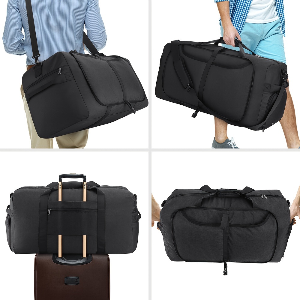 

Large Capacity Foldable Bag Luggage Bag, 120l Large Capacity Foldable Bag, Easy To Carry, Suitable For , With Shoe Compartment, Or