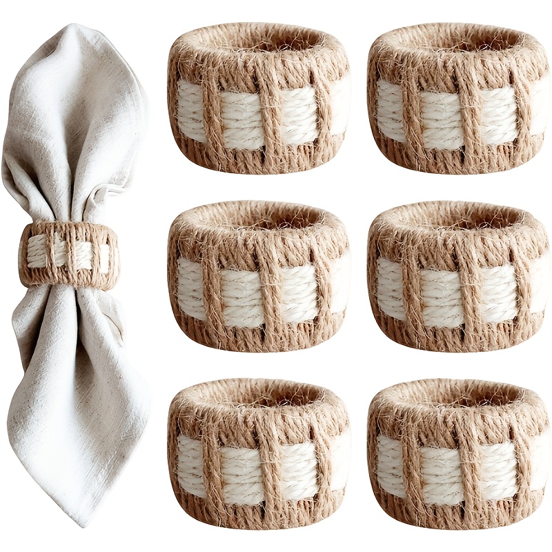 

Set Of 6 - Burlap Cylindrical , To And , For , Catering Decorations And Parties