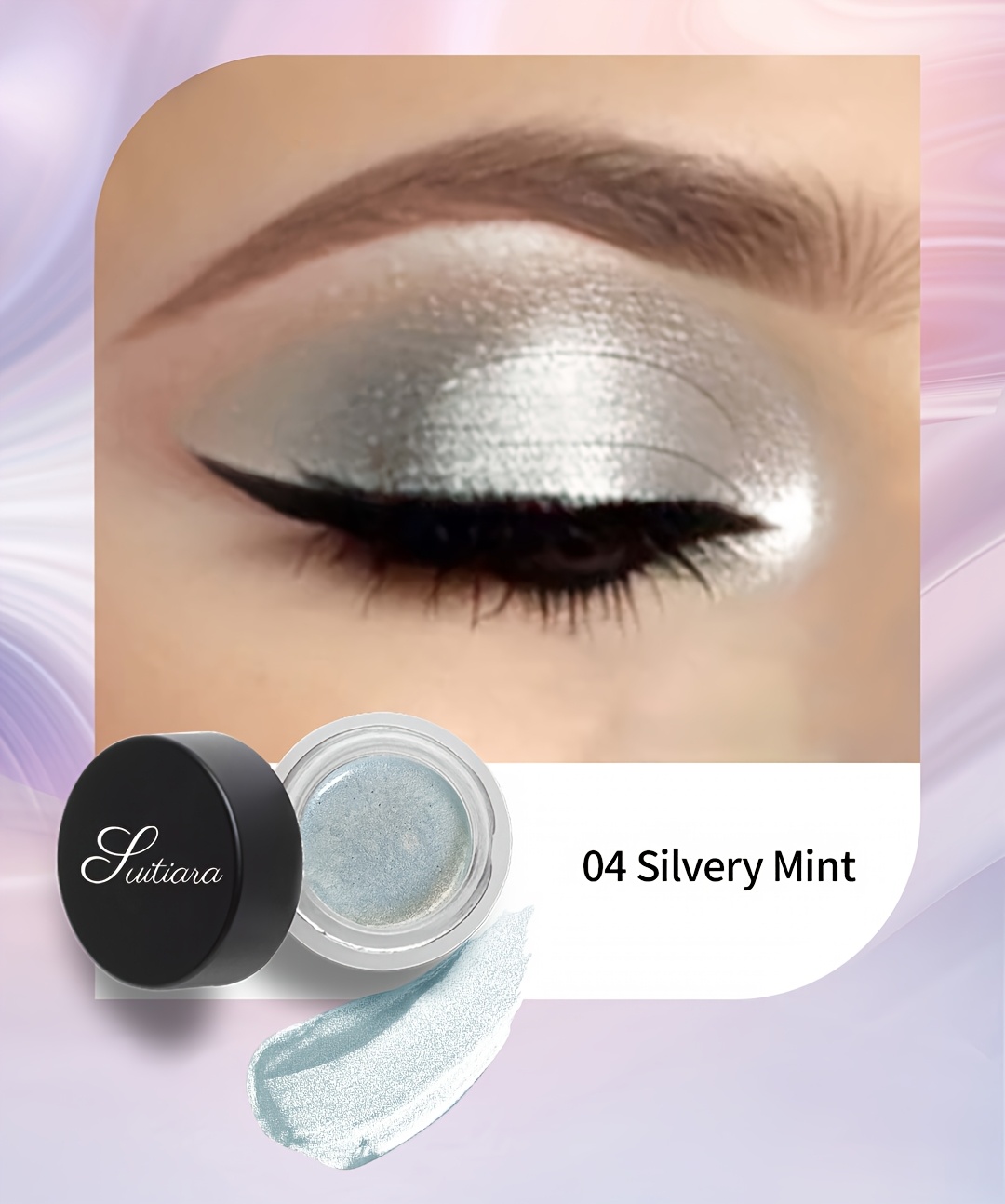 1pc Rose Bronze Galactic Glimmer Gel Eyeshadow | Enchanting Sparkling Jelly Texture, Long-lasting, Waterproof, and Easy to Apply | Bewitching Single-Color High-Shine, Non-Caking, Smooth Application, High-Shine Women'S Makeup, Perfect for Christmas