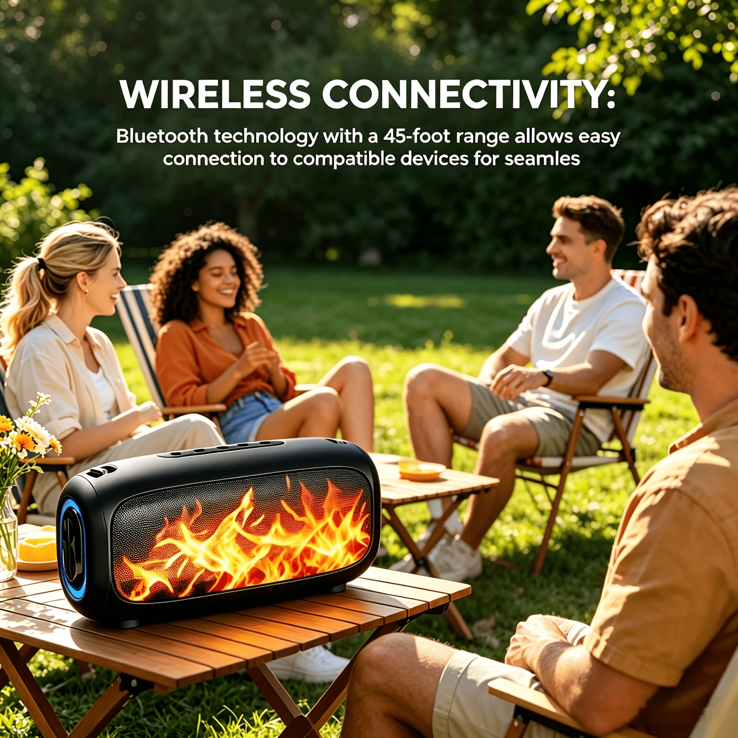 TEMU Wireless Speaker, A Portable Speaker With , A Pink Speaker With Colored Lights, A Dual-speaker Speaker, A Perfect Christmas Gift.