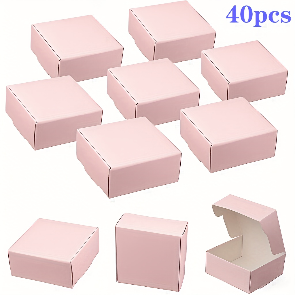 TEMU 40pcs-mini Paper Gift Box - Multipurpose Jewelry Wrapping For Rings, Earrings, Wedding & Birthday Gifts, Holidays & Christmas - Use, No Power