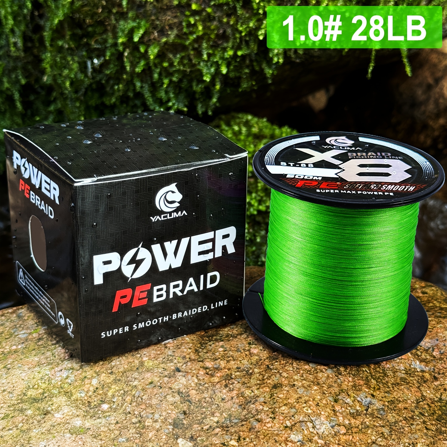 Image of 8 Skeins Of Abrasion-resistant Braiding Line 500m-546yds Sea Fishing Pe Line Fishing Line Suitable For Saltwater And