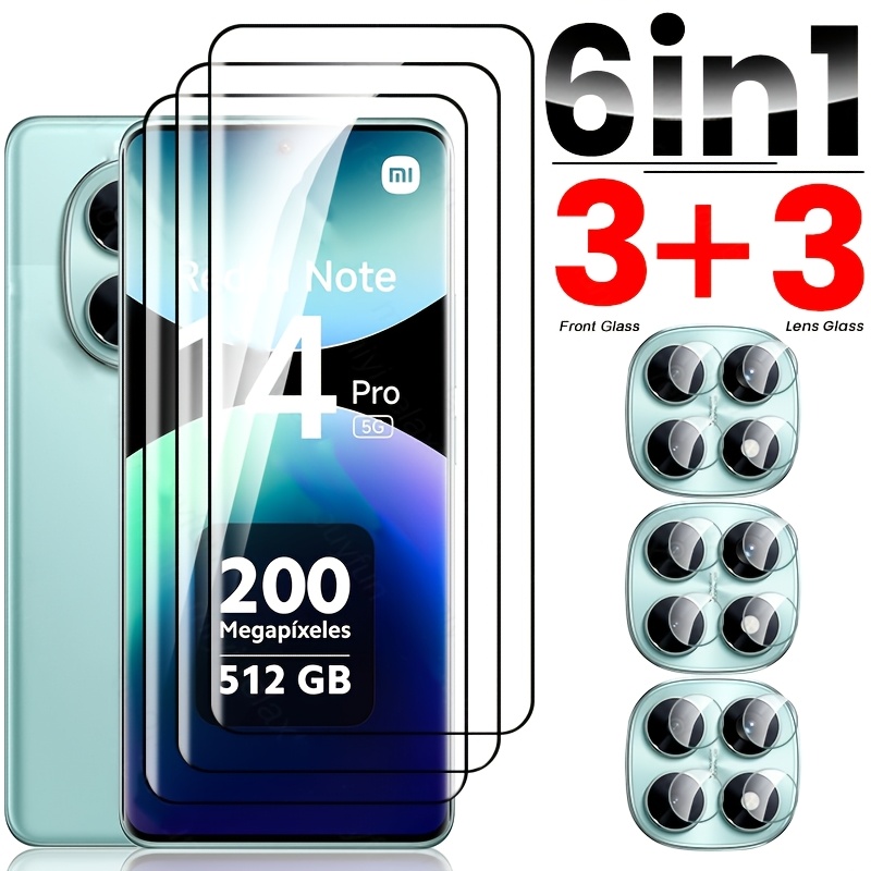 Pellicola Protettiva Per Fotocamera Xiaomi POCO F7 Pro 5G – Vetro Temperato 9H, HD, 3 Pezzi - 4