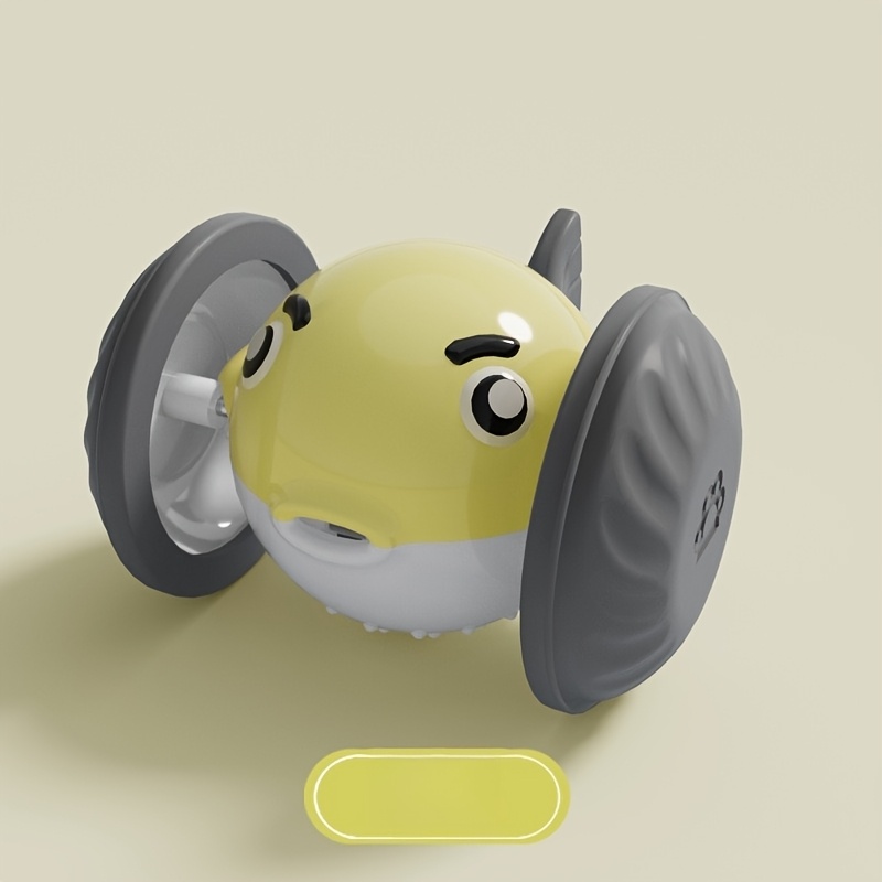 TEMU Self Entertainment Toy Car, Cat Teasing Tool, Electric Flying Fish, Intelligent Running Car, Cat Toy