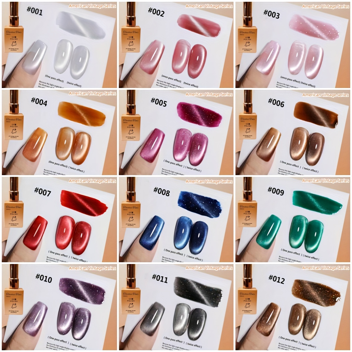 TEMU A Set Of 12 Packs Of Stunning Cat Eye Nail Polish In Shade. This 9d Wide Magnetic Gel Polish Enamel Is , Allowing You To Nails In 2024.