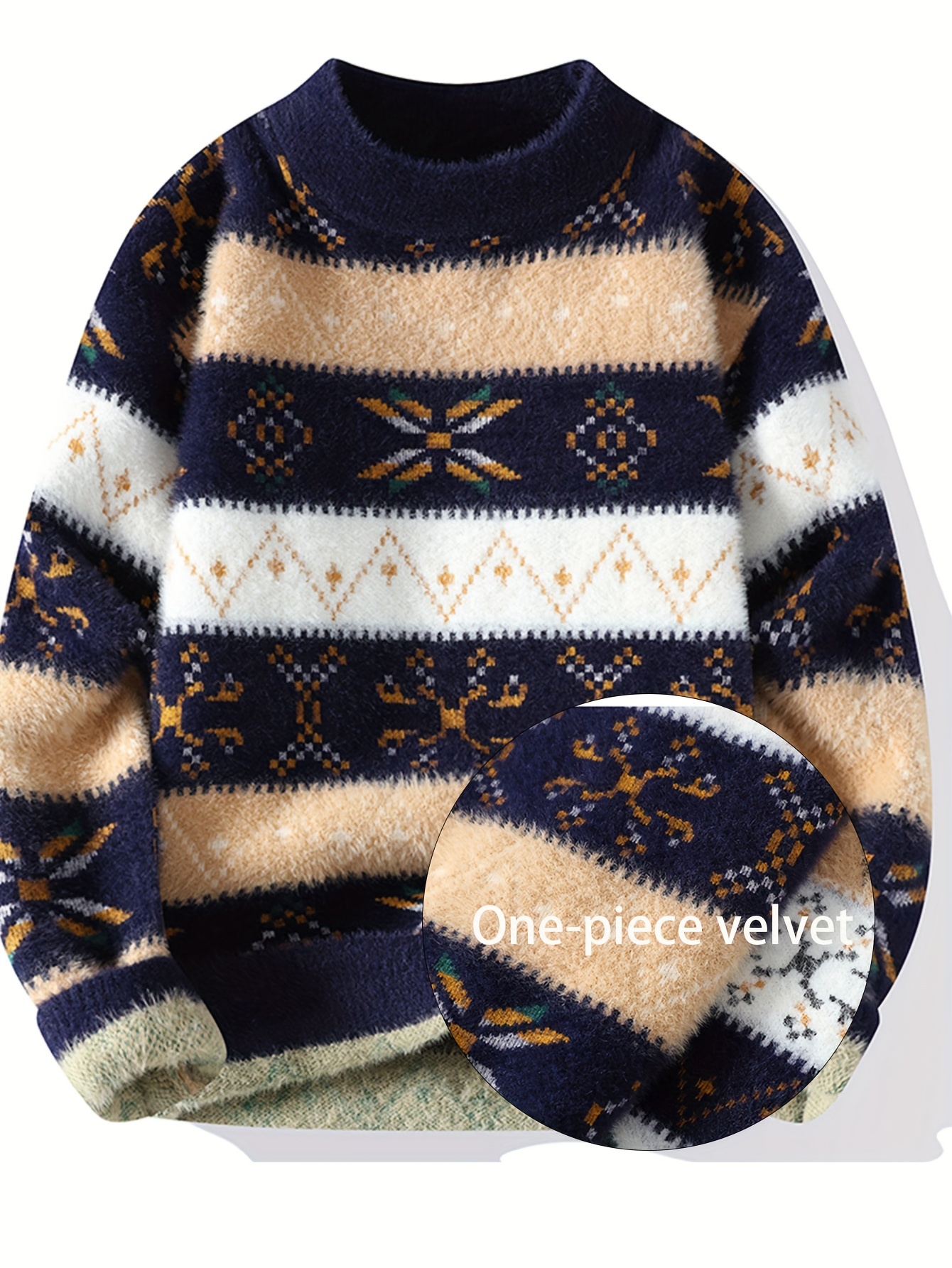 Grandpa Sweater Cable Knit Sweaters for Women Fall Chunky
