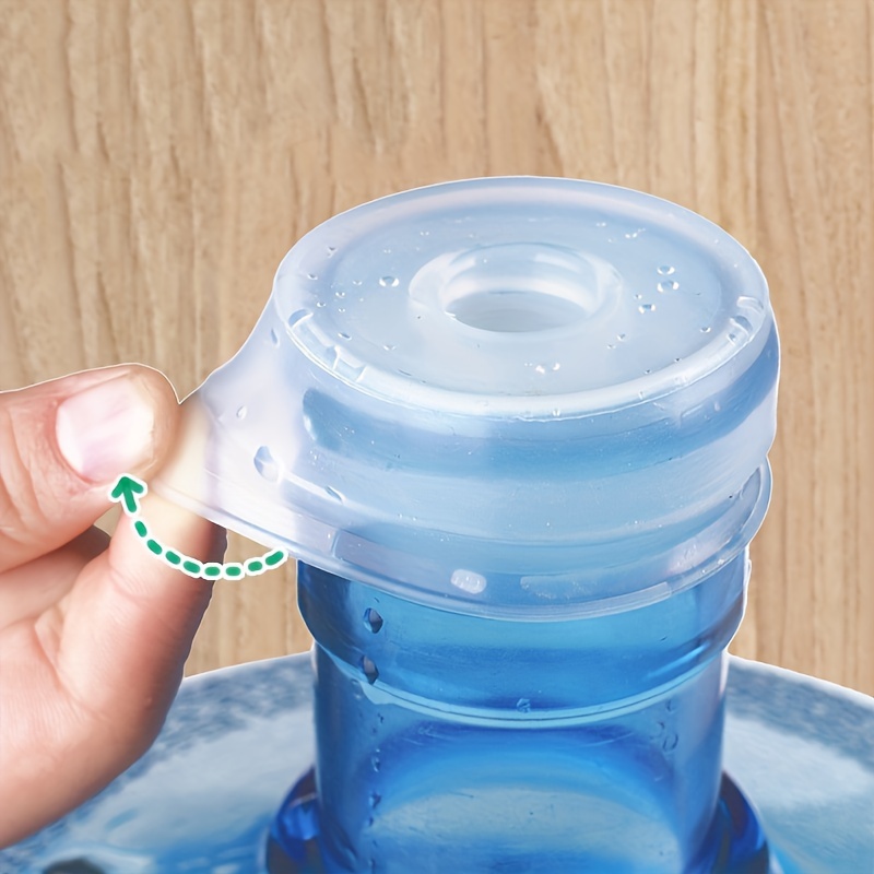 TEMU 1pc Silicone Water Dispenser Lid, 5 Gallon Silicone Water Dispenser Lid, Suitable For 53-65mm Screw/thread Top Silicone Water Dispenser Lid