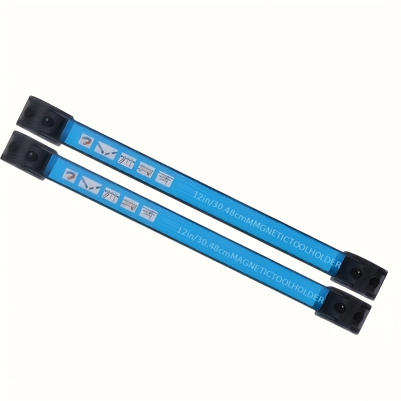TEMU 2개 자석 공구 정리대, 자석 차고 보관대, 정원 공구 홀더, 망치, 드라이버, 렌치 보관대, 자동차 수리 공구 걸이, 가정용 자석 걸이대, 분리형 측정기구 공구 스탠드 보관 및 정리대