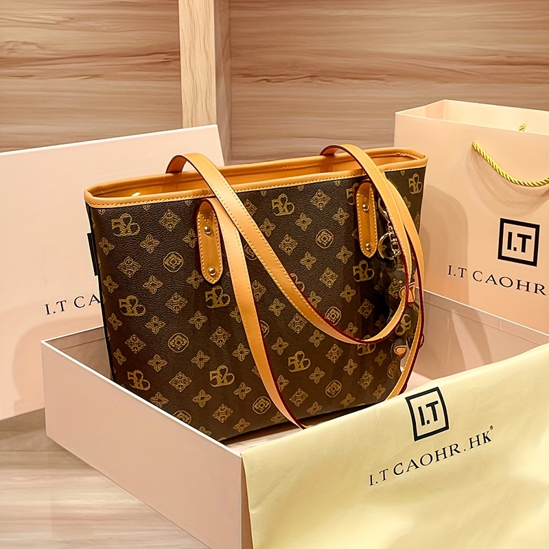 official authentic womens new 2024 premium large capacity commuter shoulder handbag tote bag