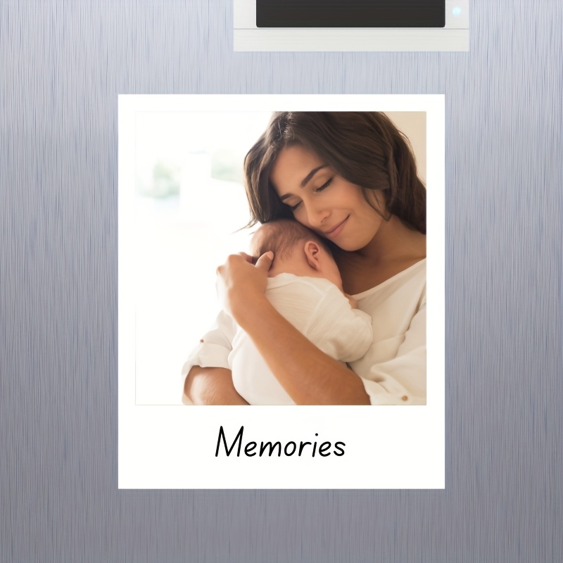 TEMU [] Custom Photo Fridge Magnet - Personalized Refrigerator Magnet | Decorative Magnetic Bookmark & Photo Strip For Birthdays, Christmas, Father's