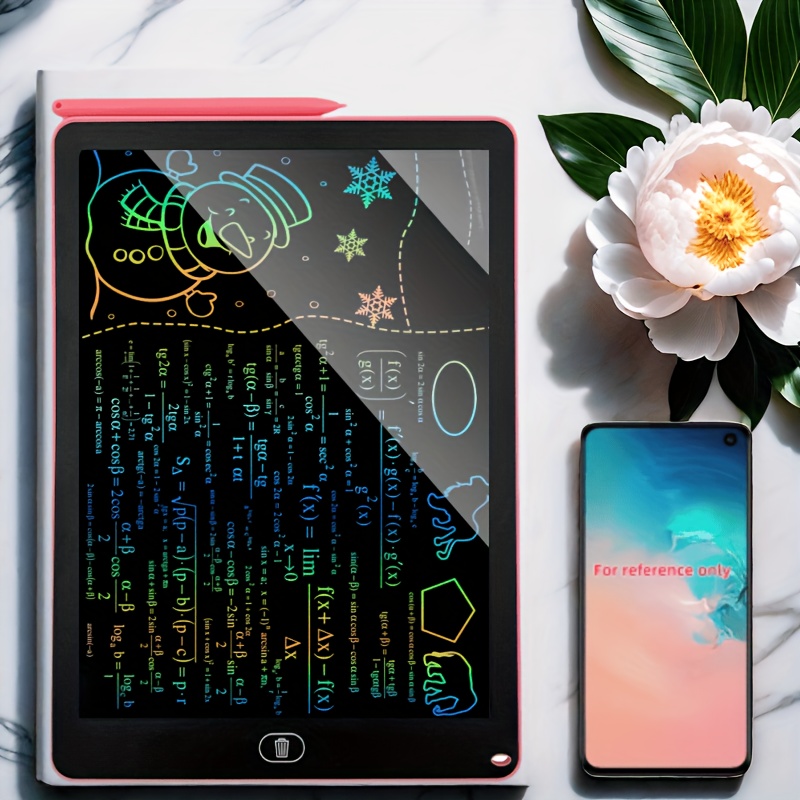 La tableta de escritura LCD está disponible en tamaños de 6.5, 8.5, 12 y 40.64 cm, atendiendo a diversas necesidades. Permite borrar fácilmente con un clic los garabatos, lo que permite la creatividad en el dibujo, cálculos, notas y borradores. - Imagen 21