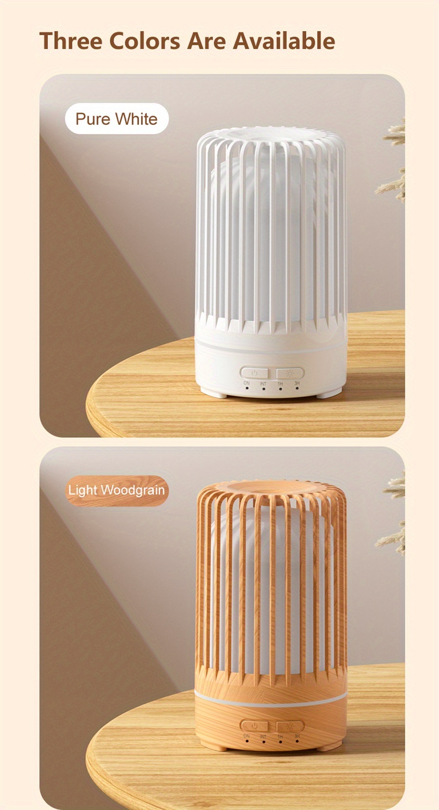 Umidificator cu ultrasunete de 150 ml cu lampă în 7 culori, difuzor de aromaterapie cu design crăpat - Alimentare USB, temporizator reglabil, ceață rece silențioasă pentru casă, birou, yoga, spa, cadou