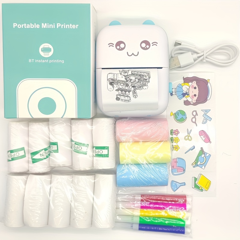 

Portable Wireless - Portable Wireless For Labels And Usb Charging - For Studying, Journaling And