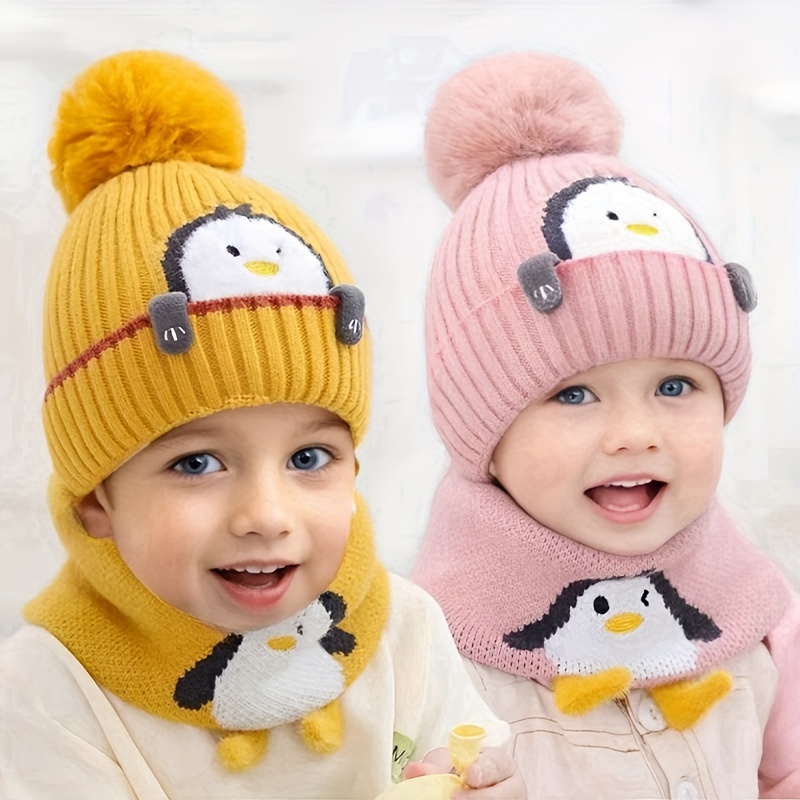 

' Knit Beanie & Set - Fleece-lined, Ear For Boys & , For Fall/ -