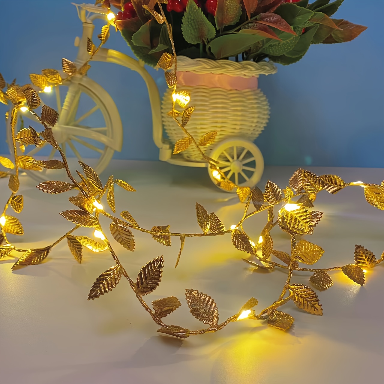 Lemon Slice String Lights - 6.56FT Plug-in - 10 Lemon Lights - Summer Party, Wedding, Garden Decor