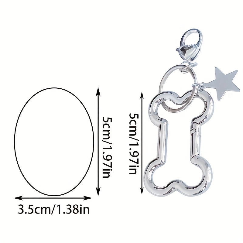Bone Keychain Metal