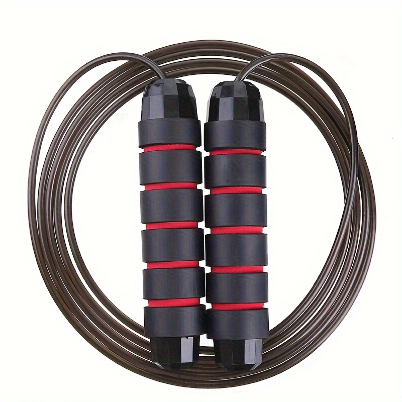 

Rapid Speed Jump Rope, Adjustable Steel Skipping Rope With Foam Handle, Suitable For Fitness, Workout, Exercise And