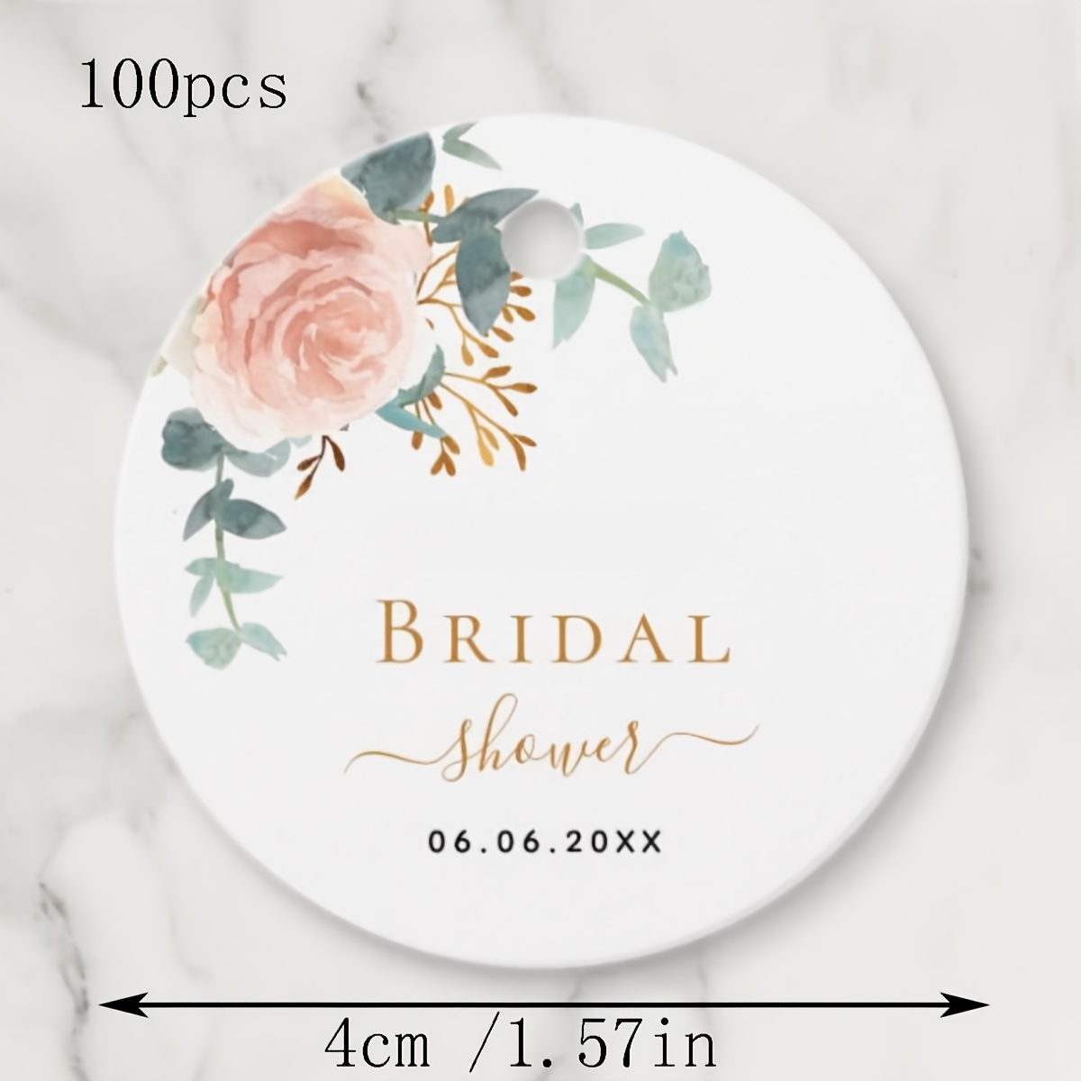E-shop 100 Stück personalisierte Hochzeits-Hängeetiketten, bedankungsgeschenke, für Hochzeiten, Geburtstage, Brautpartys