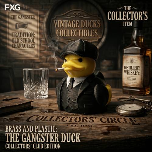 decorative british suit duck figurine collectible home accent retro bar decoration desk ornament vintage style sculpture stylish gentleman atmosphere decor unique niche ornaments gift for space decor