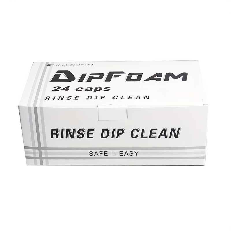 Image of 24pcs Disposable Tattoo Needle Foam Rinse Cups, Plastic Ink Cartridge Cleaning Caps, Tattoo Cleaning Supplies