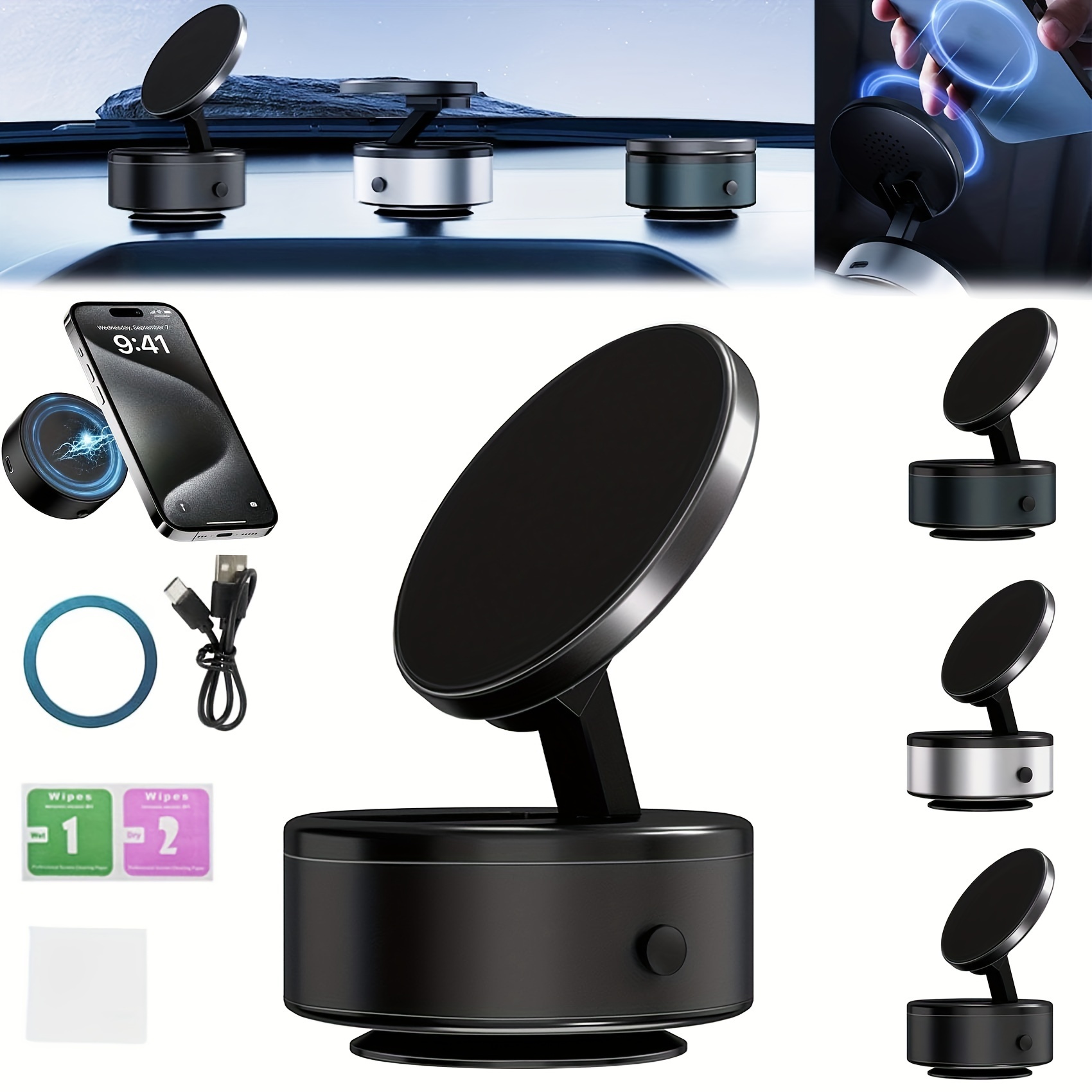 

Phone Holder - Phone Holder For | 360° Phone Holder For | Phone Holder Car Suction Cup | Dashboard Phone Holder, Car Phone Holder
