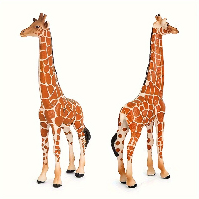 

Realistic Large Giraffe Home Decoration Ornament - Pvc, No Electricity Required, Suitable For New Year Decorations